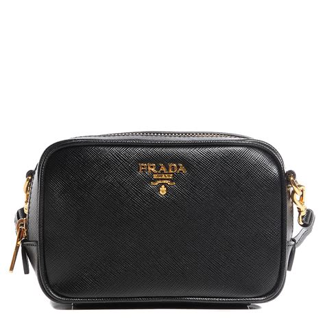 prada saffiano mini kamera crossbody|PRADA Saffiano Mini Camera Crossbody Bag Black.